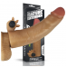 Реалистичная насадка на пенис с вибропулей Nature Extender Flesh (19 см)